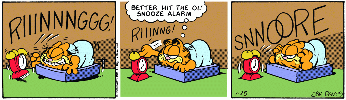 Garfield, July 25, 1988