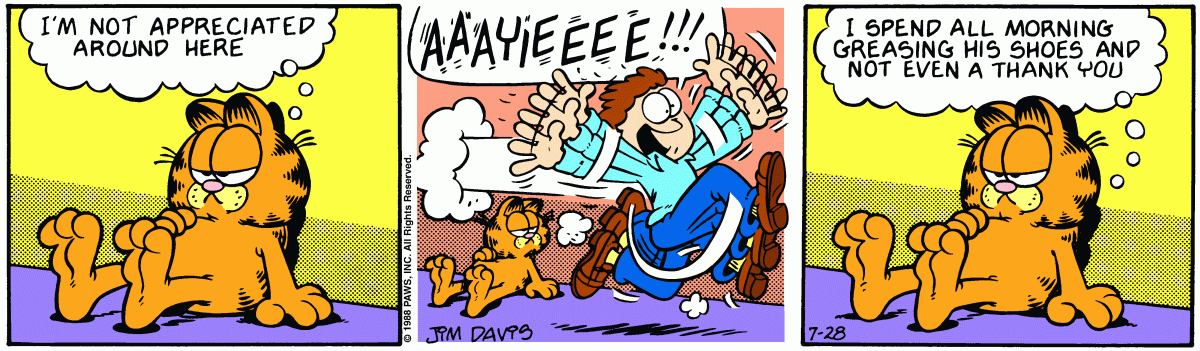 Garfield, July 28, 1988