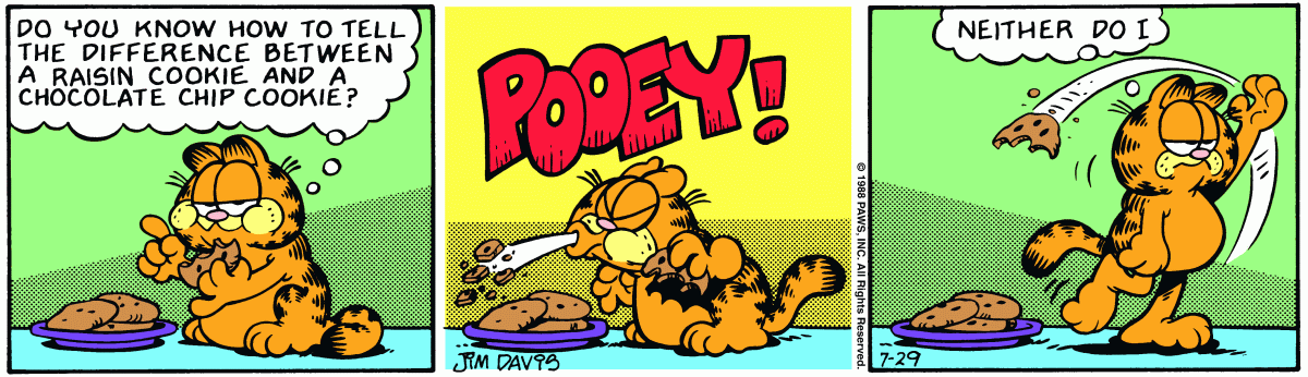 Garfield, July 29, 1988