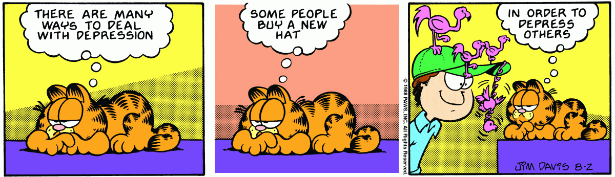 Garfield, August 2, 1988