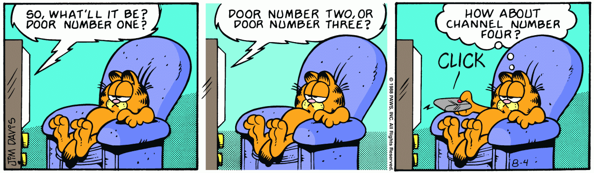 Garfield, August 4, 1988