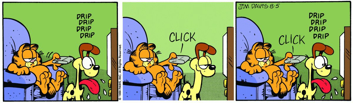 Garfield, August 5, 1988