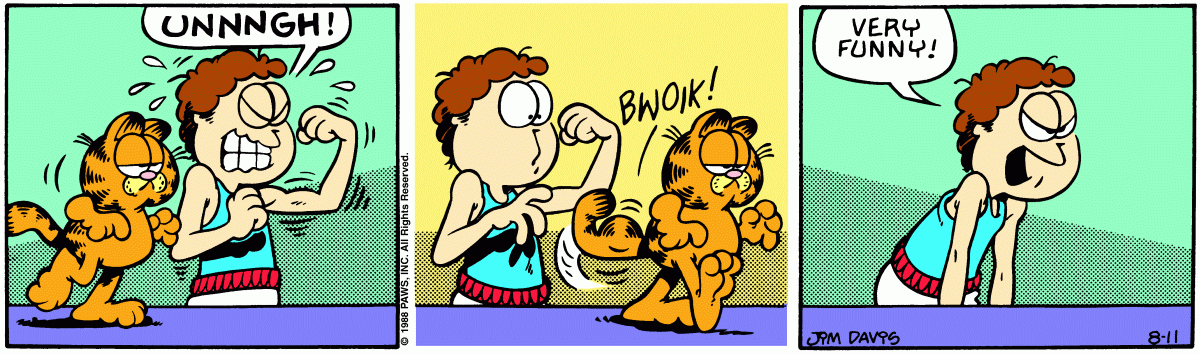 Garfield, August 11, 1988