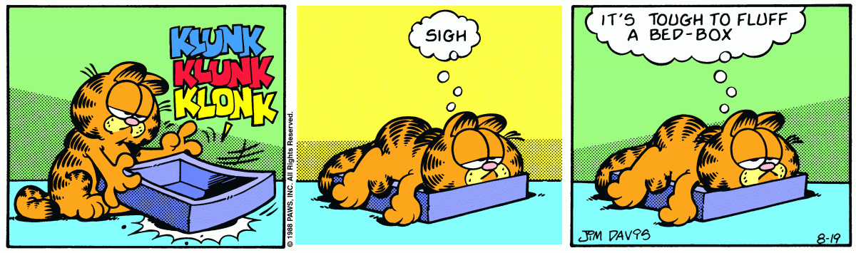 Garfield, August 19, 1988
