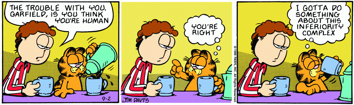 Garfield, September 2, 1988