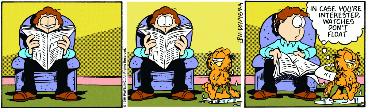 Garfield, September 14, 1988