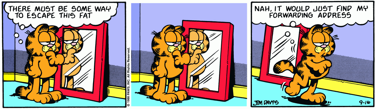Garfield, September 16, 1988