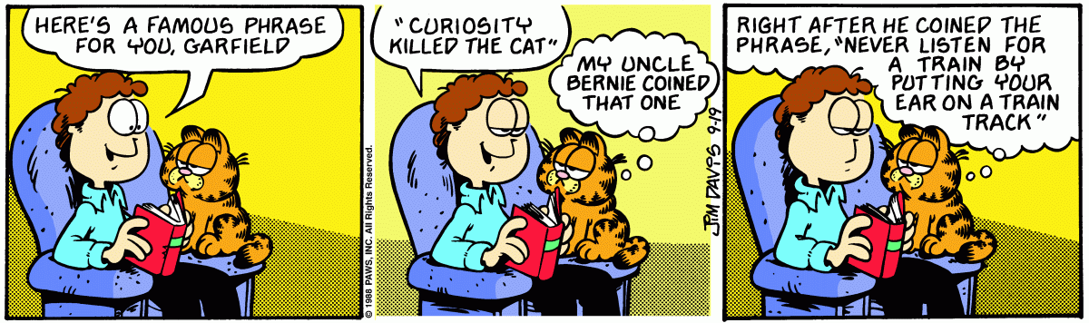 Garfield, September 19, 1988