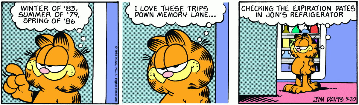 Garfield, September 20, 1988