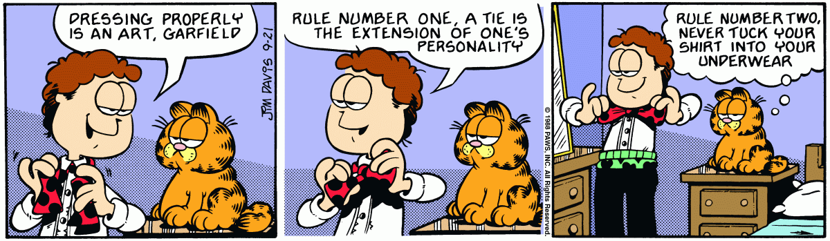 Garfield, September 21, 1988