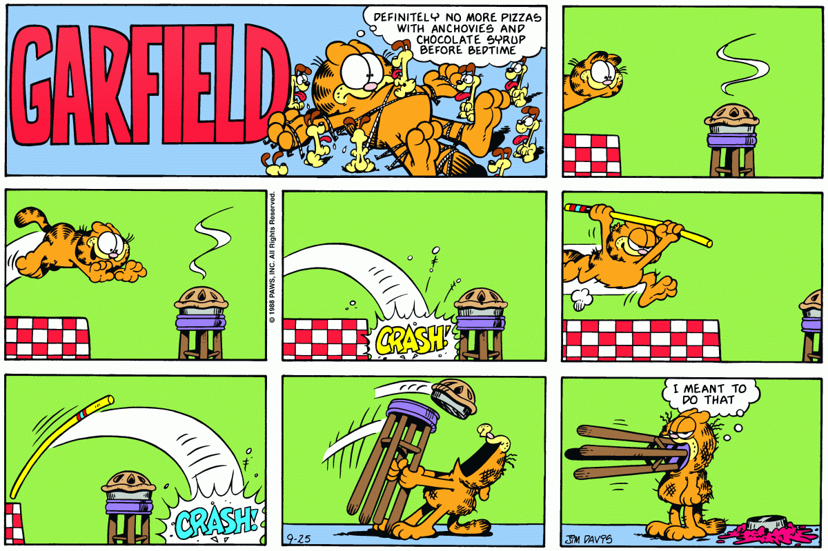 Garfield, September 25, 1988