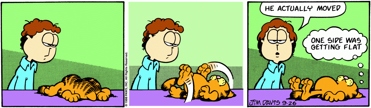 Garfield, September 26, 1988