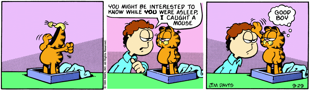 Garfield, September 29, 1988