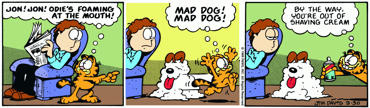 Garfield, September 30, 1988