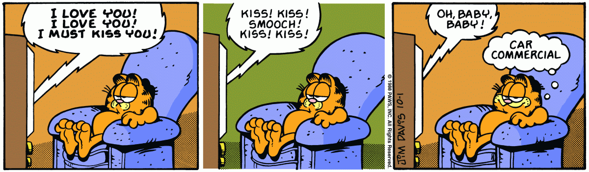 Garfield, October 1, 1988