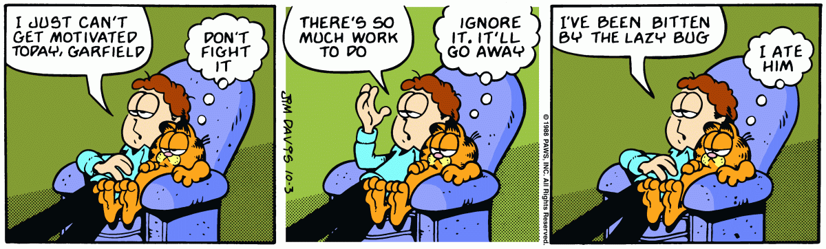 Garfield, October 3, 1988