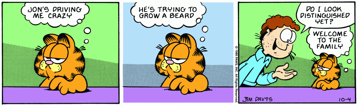 Garfield, October 4, 1988