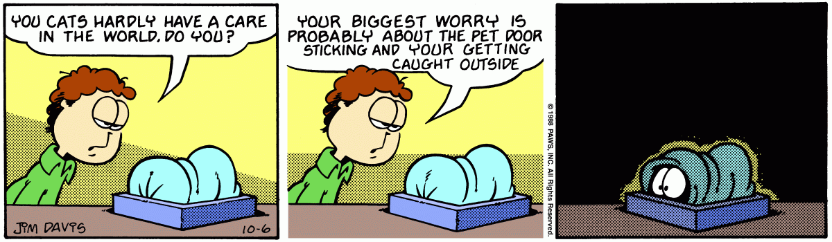 Garfield, October 6, 1988