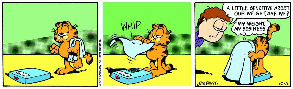 Garfield, October 11, 1988
