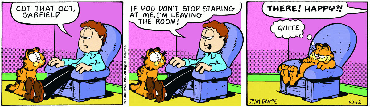 Garfield, October 12, 1988