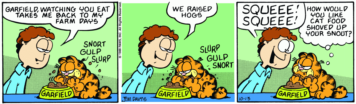 Garfield, October 13, 1988