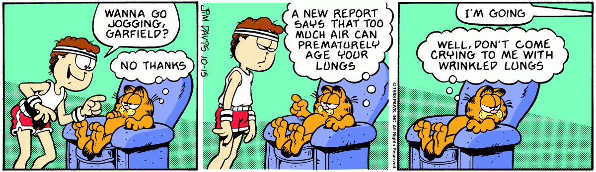 Garfield, October 15, 1988