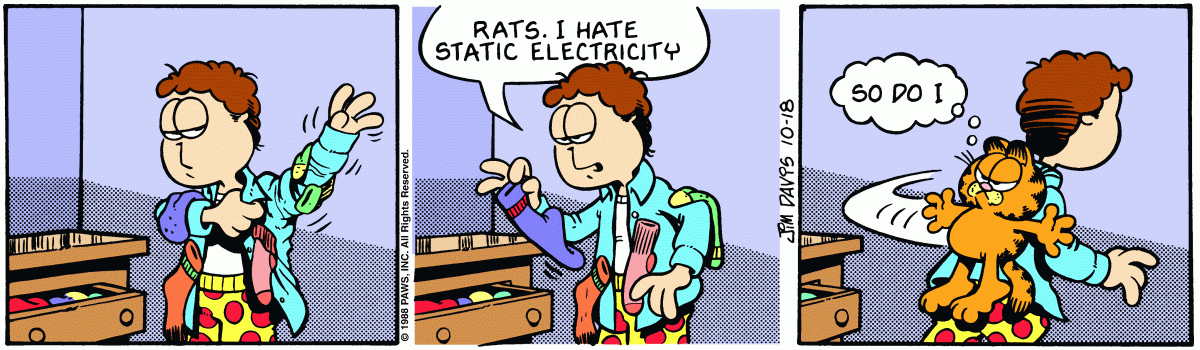 Garfield, October 18, 1988
