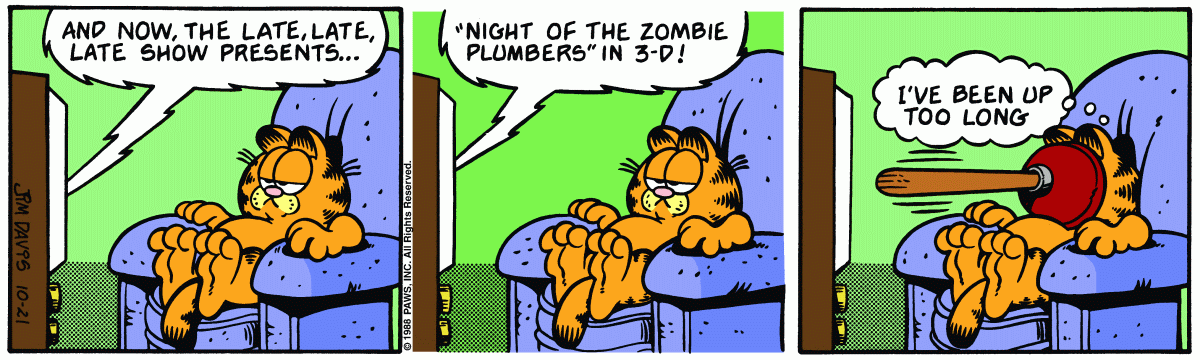 Garfield, October 21, 1988