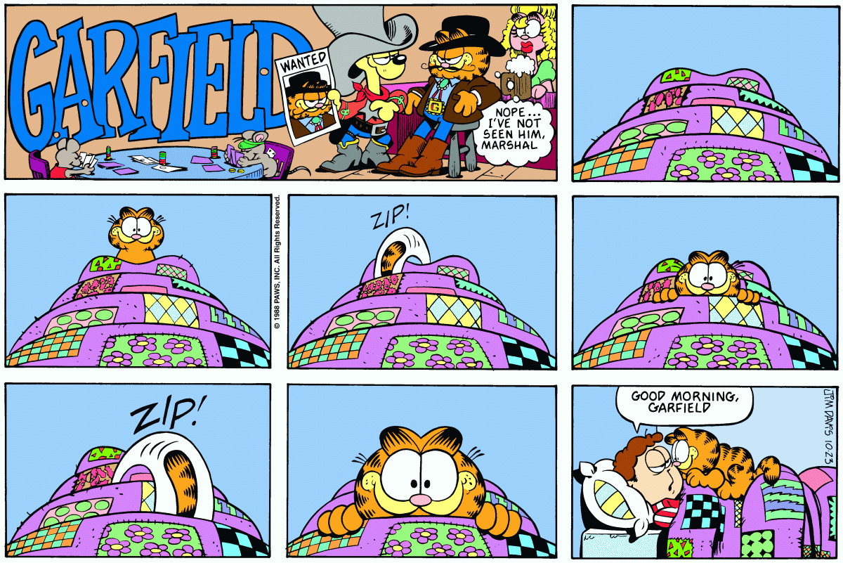 Garfield, October 23, 1988