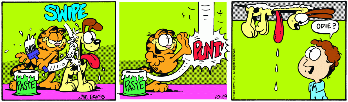 Garfield, October 24, 1988