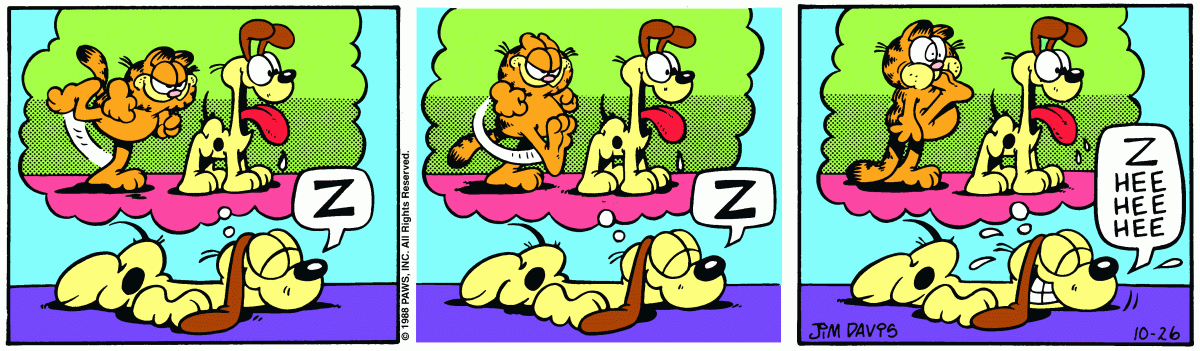 Garfield, October 26, 1988
