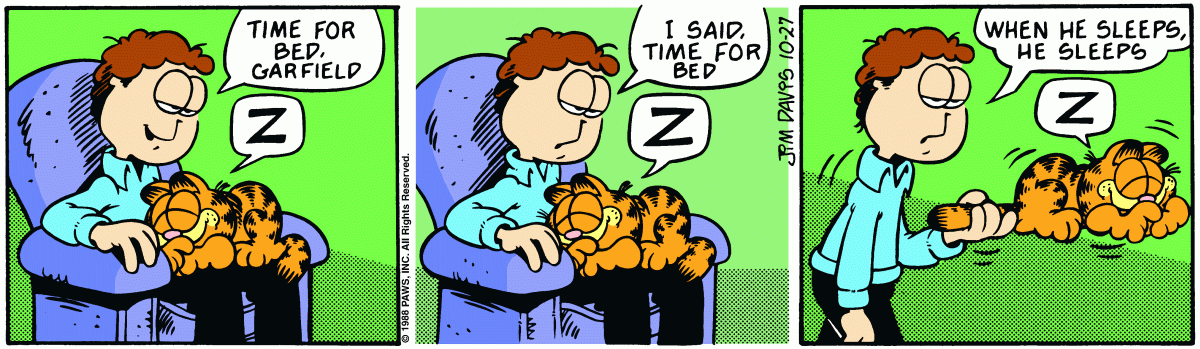 Garfield, October 27, 1988