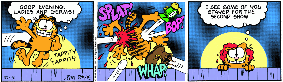 Garfield, October 31, 1988