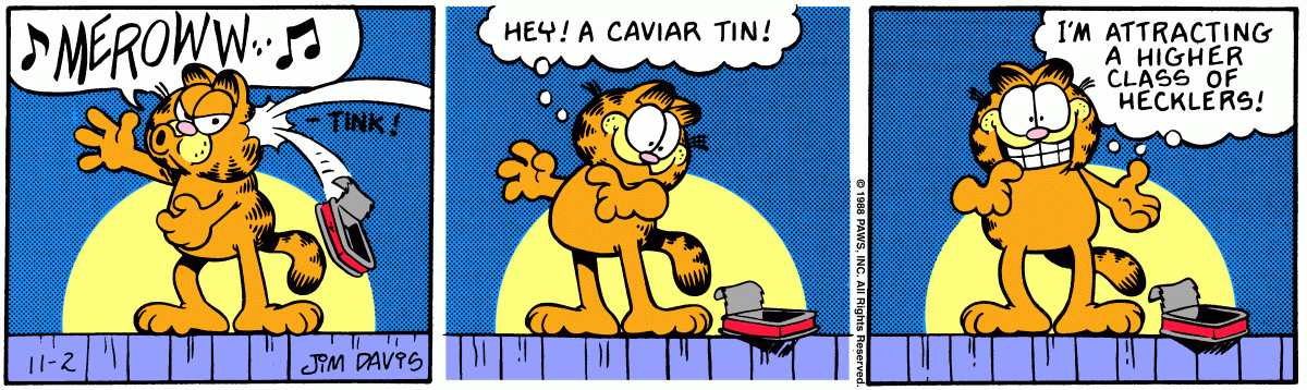 Garfield, November 2, 1988