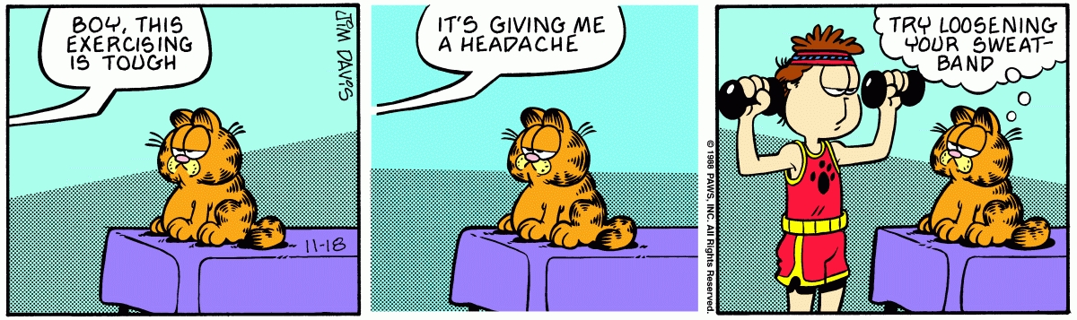 Garfield, November 18, 1988