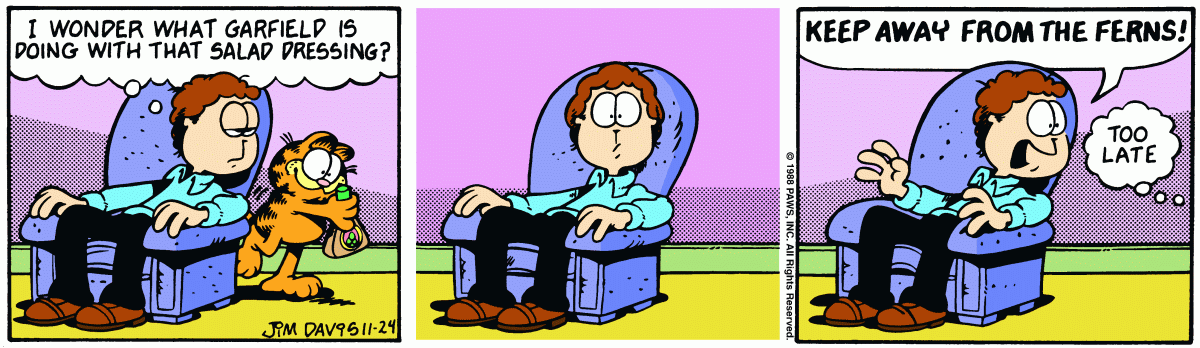 Garfield, November 24, 1988
