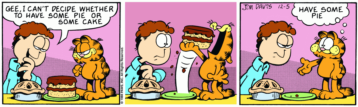Garfield, December 5, 1988