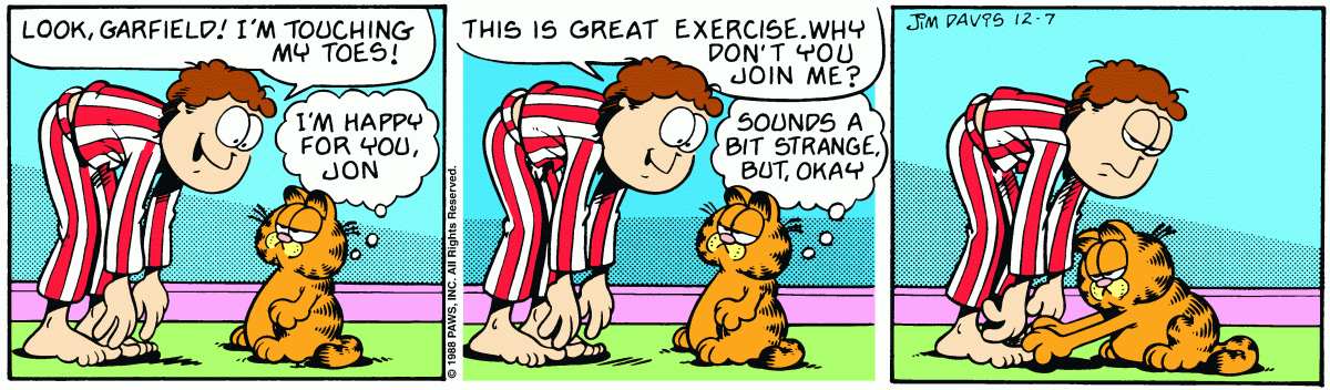 Garfield, December 7, 1988