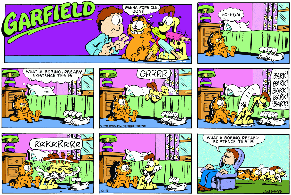 Garfield, December 11, 1988