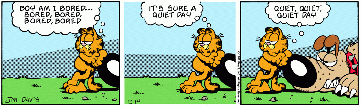 Garfield, December 14, 1988