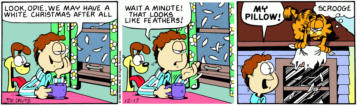 Garfield, December 17, 1988