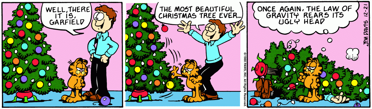 Garfield, December 21, 1988