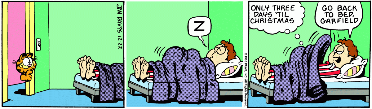 Garfield, December 22, 1988
