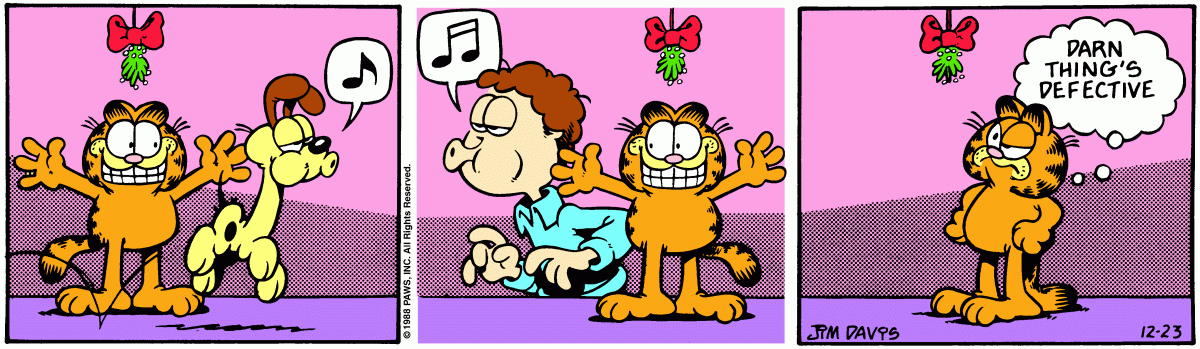 Garfield, December 23, 1988
