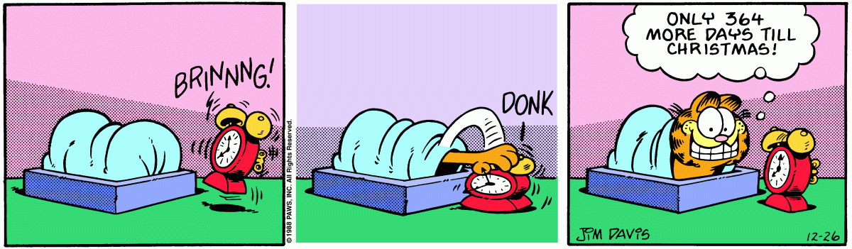 Garfield, December 26, 1988