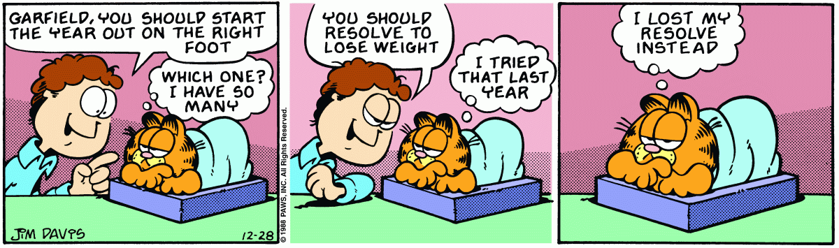 Garfield, December 28, 1988