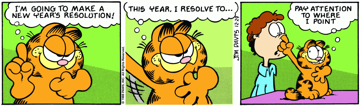 Garfield, December 29, 1988