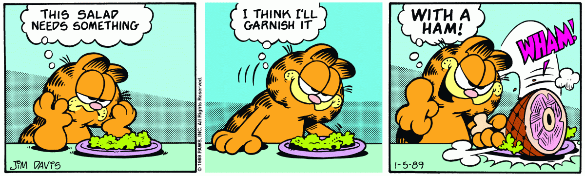 Garfield, January 5, 1989