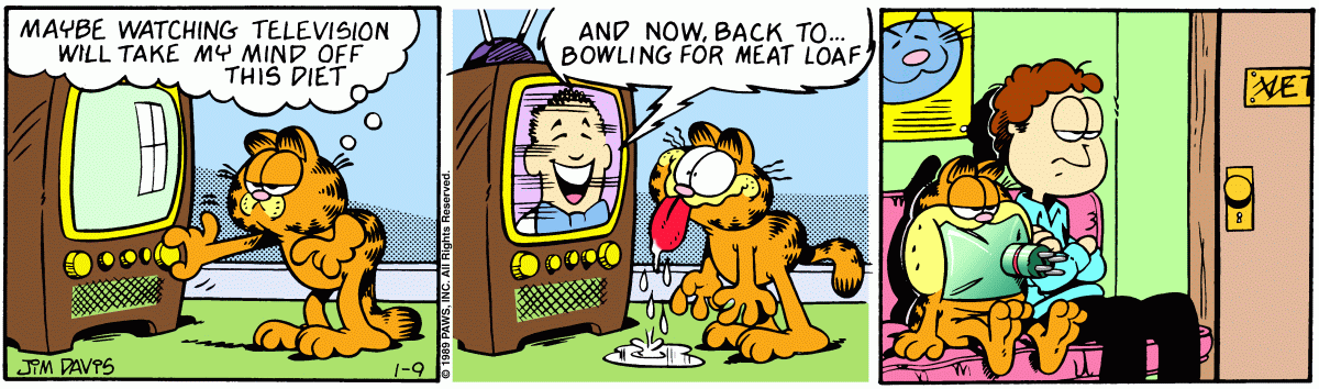 Garfield, January 9, 1989