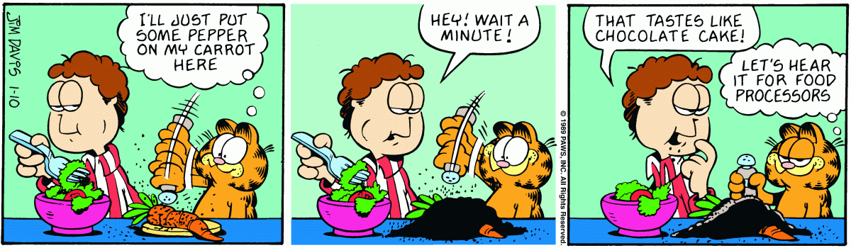 Garfield, January 10, 1989